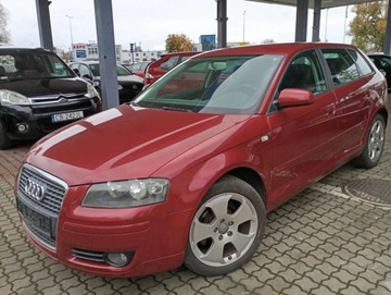 Audi A3 8P Hatchback 3d 1.6 FSI 115KM 2007 Audi A3 Sportback 1.6 benzyna CLIMATRONIC PIEKNY kolor bez rdzy 1.6 115KM, zdjęcie 3