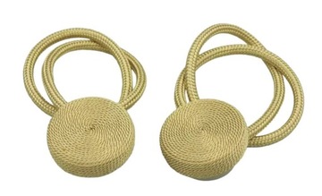 ПРЯЖКА ДЛЯ КРЕПЛЕНИЯ ШТОР МАГНИТНАЯ ДЕКОРАТИВНАЯ КРЫШКА, ЗОЛОТАЯ, ДЕКОРАТИВНАЯ