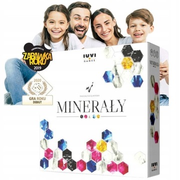 Minerały Niezwykła GRA dla DZIECKA Planszówka FAMILIJNA Zabawna Gra CIEKAWA