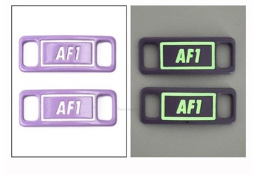 2 шт. металлическая пряжка для обуви со светящейся подсветкой AF1