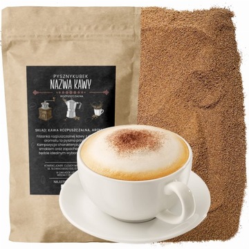 Kawa ROZPUSZCZALNA smakowa WŁOSKIE CAPPUCCINO 100g aksamitna mleczna