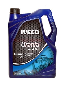 Olej silnikowy Urania DAILY TEK PLUS 5 l 0W-30