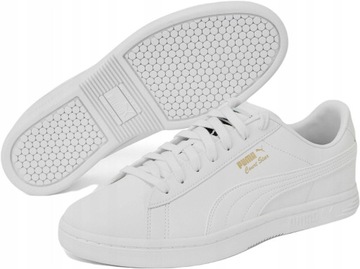 Buty sportowe skórzane Puma Court Star SL r.47 Białe Sneakersy Trampki