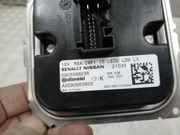MODUL MĚNIČ SVĚTEL LED RENAULT CLIO V CAPTUR II 260556623R