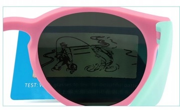 Детские солнцезащитные очки с поляризационными ушками плюшевого мишки 2–8 лет UV400