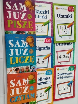 Zestaw SAM JUŻ czytam liczę piszę, EDU BEZ TRUDU G