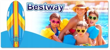 НАДУВНАЯ ДОСКА ДЛЯ ПЛАВАНИЯ BEACH МАТРАС для детей BESTWAY 42406 114x46