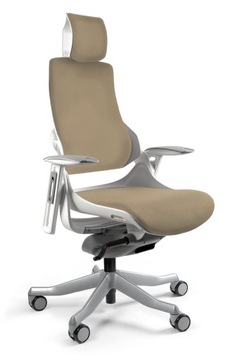 Fotel biurowy beżowy/taupe WAU BL409 UNIQUE / SPEŁNIA NOWE NORMY