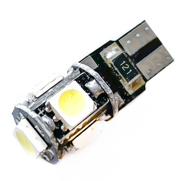 10 светодиодных ламп W5W T10 5xSMD 5050 CANBUS CAN BUS