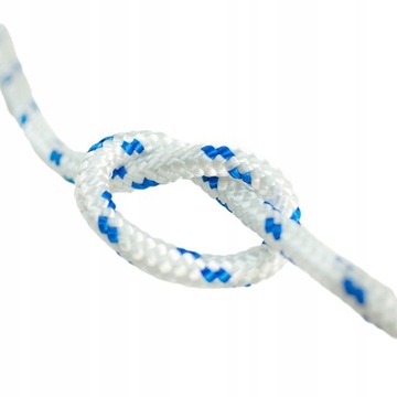 Lina Polipropylenowa 20mm Linka Pleciona Żeglarska BIAŁA 20m