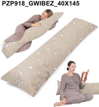 МНОГОФУНКЦИОНАЛЬНАЯ БОКОВАЯ ПОДУШКА ДЛЯ СПАНИЯ 145 см x 40 см