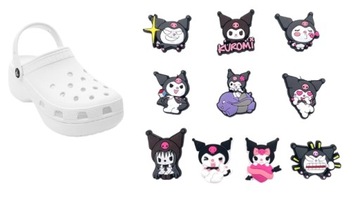 PINY PRZYPINKI DO BUTÓW CROCS WPINKI Hello Kitty Kuromi 10 sztuk nr 4