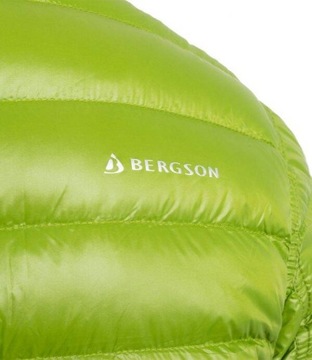 Męska kurtka puchowa BERGSON BERGE 2XL zielony