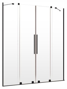Drzwi prysznicowe FURO DWD 140x200 RADAWAY Black
