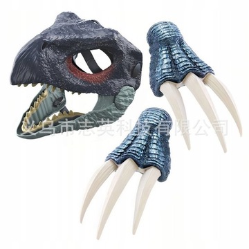 MASKA Jurajski Therizinosaurus dinozaur maska z ot