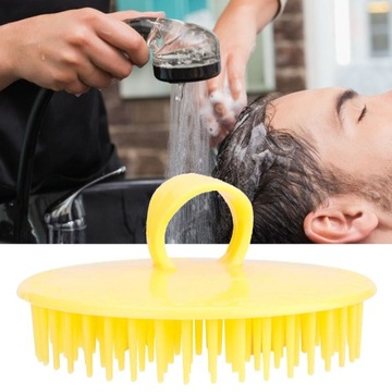 Ручная силиконовая расческа-шампунь для массажа кожи головы GQ