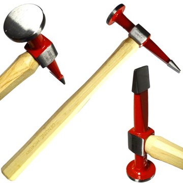 молоток жестянщика, закругленный молоток, плоский конец, прямой