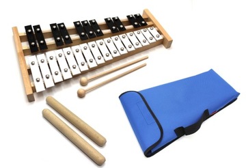 DZWONKI Chromatyczne Cymbałki + POKROWIEC + CLAVES