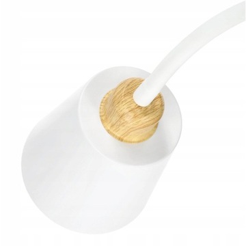 Двойной светодиодный торшер 2x E27 185см LOFT с выключателем Белый