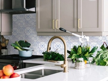 САМОКЛЕЯЩАЯСЯ ВИНТАЖНАЯ МОЗАИКА НАПОЛЬНАЯ ПЛИТКА ПВХ