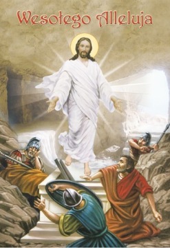 POCZTÓWKA KARTKA WIELKANOC ŚWIĘTA RELIGIJNA 1 SZT.