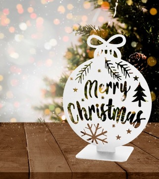 МЕТАЛЛИЧЕСКАЯ БЕЗЕЗЕКА LOFT РОЖДЕСТВЕНСКИЙ ОРНАМЕНТ Украшение