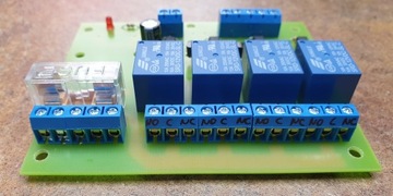 Релейный модуль устройств Satel, 4 канала, 12 В постоянного тока