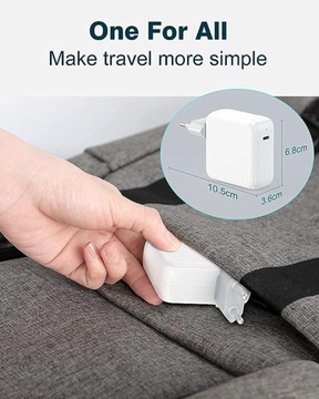 УНИВЕРСАЛЬНОЕ ЗАРЯДНОЕ УСТРОЙСТВО IFEART для MACBOOK DELL 65 Вт USB