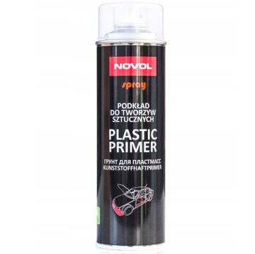 NOVOL PLASTIC PRIMER PODKŁAD DO PLASTIKU SPRAY 0,5
