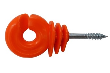 ИЗОЛЯТОРЫ ПАСТУШКИ ВКРУЧЕННЫЕ В ДЕРЕВО ДЛЯ МОСТОВОГО ПРОВОДНОГО КАБЕЛЯ 100 ШТ.