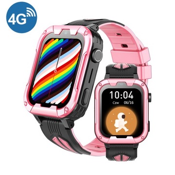 Smartwatch zegarek dla dzieci CALMEAN Child Watch Bravo 4G, różowy