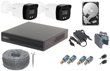 System Zestaw Monitoring Dahua Kolorowy Obraz 24/7