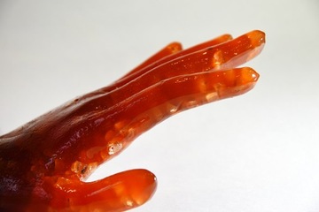 СТЕКЛЯННАЯ РУЧНАЯ СКУЛЬПТУРА РУЧНОЙ РАБОТЫ КРЮЧОК PL