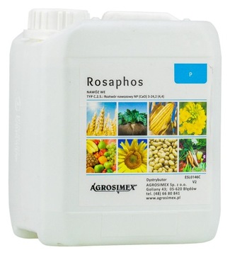 NAWÓZ ROSAFOS 5L WAPŃ FOSFOR DRZEWA OWOCOWE MALINA