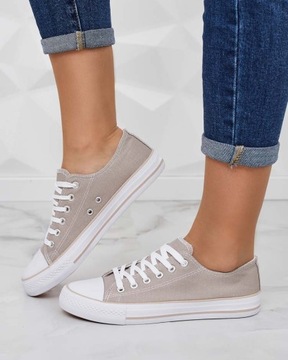 СВЕТЛО-СЕРЫЕ ЖЕНСКИЕ КРОССОВКИ OGISEA 38