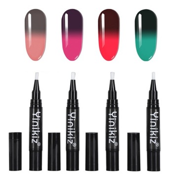 4 шт. 5 МЛ РУЧКИ ДЛЯ МЕНЯЮЩИХ ЦВЕТ ЛАКОВ ДЛЯ НОГТЕЙ