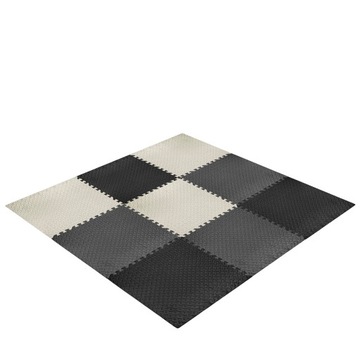 DUŻE PUZZLE PIANKOWE MATA PIANKOWA EVA MIĘKKA DLA DZIECI 180x180 9 SZT