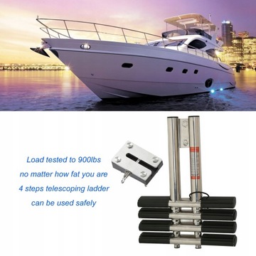 ТЕЛЕСКОПИЧЕСКАЯ КОРМОВАЯ ЛЕСТНИЦА ДЛЯ ЛОДОК И ЯХТ