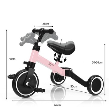 Беговел трехколесный велосипед 3 в 1