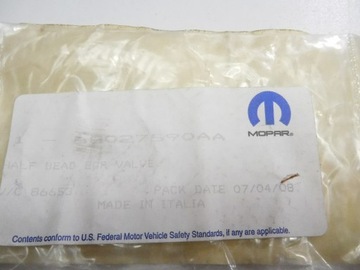 Прокладка клапана EGR Jeep Cherokee K68027590AA