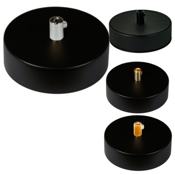 Maskownica Podsufitka do lampy CZARNA 10cm 1 OTWÓR