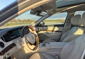 Mercedes Klasa S W222 Limuzyna 350 Blue TEC 258KM 2015 Mercedes-Benz Klasa S 350d 4matic 2015r masaze dach panoramiczny jasne wne, zdjęcie 8