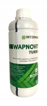 Wapnovit TURBO 1 L. Intermag nawóz dolistny,
