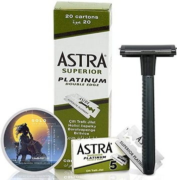 Бритвенные лезвия Astra Superior Platinum двойные лезвия 100 шт.