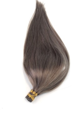 WŁOSY DOCZEPIANE Naturalne PASEMKA 50cm ringi #8