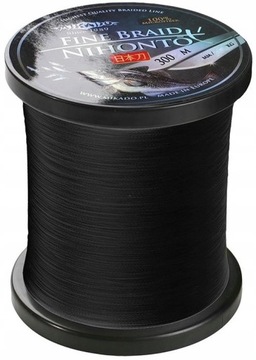 Mikado Nihonto Тонкая тесьма 0,35мм 300м чёрная