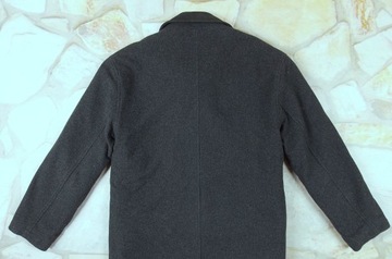 Camel elegant wełniany płaszcz męski 106 XXL