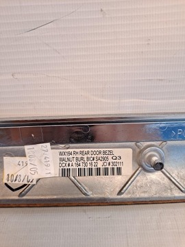 LIŠTA DEKORACE DVEŘE PRAVÝ ZADNÍ MERCEDES ML W164 A1647301622