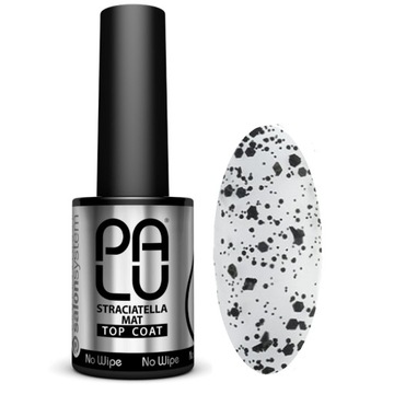 PALU Top hybrydowy do paznokci STRACIATELLA MATT No Wipe 11g