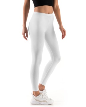 DAMSKIE OCIEPLANE LEGGINSY GETRY BAWEŁNIANE P28